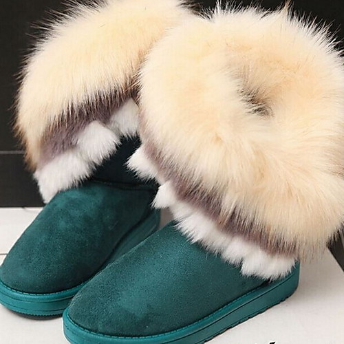 Women's Boots Flat Heel Round Toe Suede Booties / Ankle Boots Winter Black / Yellow / Green 
Women's Boots Flat Heel Round Toe Suede Booties / Ankle Boots Winter Black / Yellow / Green