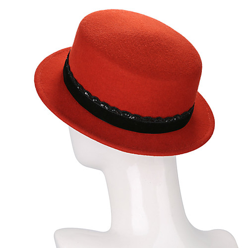 100% Wool Hats with Sashes / Ribbons / Paillette 1 Piece Daily Wear / Belmont Stakes Headpiece
100% Wool Hats with Sashes / Ribbons / Paillette 1 Piece Daily Wear / Belmont Stakes Headpiece