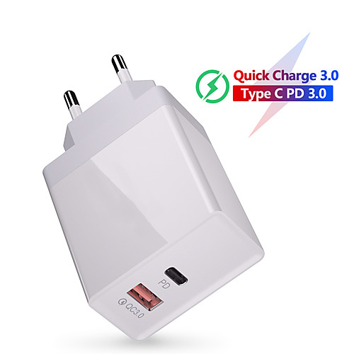 36W Quick Charge 3.0 USB Charger QC3.0 QC Type C PD Fast Charging Wall Mobile Phone Charger For Samsung Huawei Xiaomi iPhone 11 Pro Max Samsung Huawei Xiaomi
36W Quick Charge 3.0 USB Charger QC3.0 QC Type C PD Fast Charging Wall Mobile Phone Charger For Samsung Huawei Xiaomi iPhone 11 Pro Max Samsung Huawei Xiaomi
