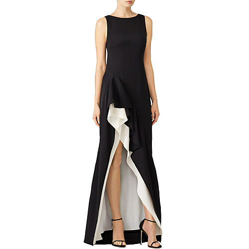 A-Line Boat Neck Asymmetrical Polyester Formal Evening Dress with Cascading Ruffles by LAN TING Express
A-Line Boat Neck Asymmetrical Polyester Formal Evening Dress with Cascading Ruffles by LAN TING Express