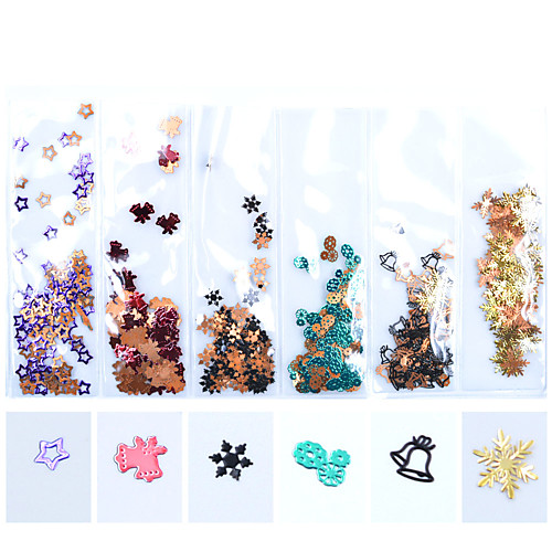 600pcs/pack DIY Alloy Festival Nail Decorations Copper Snowflake Metal Christmas Tree Manicure Tools
600pcs/pack DIY Alloy Festival Nail Decorations Copper Snowflake Metal Christmas Tree Manicure Tools