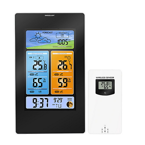 Wall Clock,Modern ContemporaryWeather Station Multi-Function Digital Clock Temperature Humidity Despertador Moon Phase Desk Table LCD Alarm Clock Plastic Irregular Indoor
Wall Clock,Modern ContemporaryWeather Station Multi-Function Digital Clock Temperature Humidity Despertador Moon Phase Desk Table LCD Alarm Clock Plastic Irregular Indoor