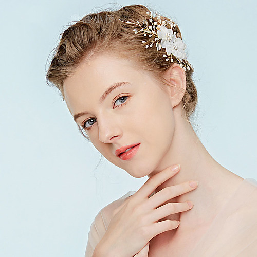 Imitation Pearl / Alloy Headpiece with Pearls 1 Piece Wedding / Birthday Headpiece
Imitation Pearl / Alloy Headpiece with Pearls 1 Piece Wedding / Birthday Headpiece