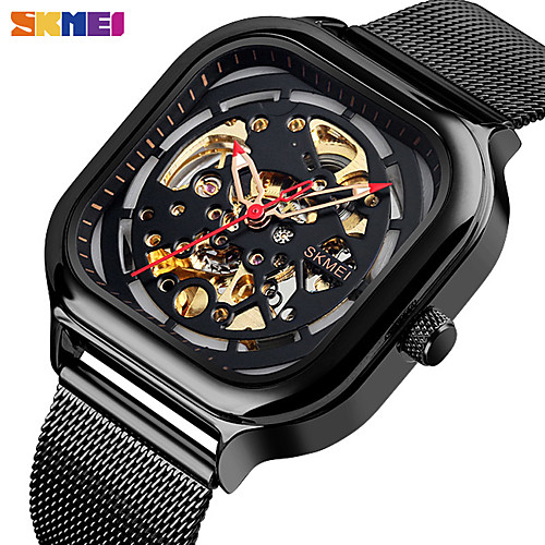 SKMEI Smartwatch Automatic self-winding Modern Style Sporty 30 m Water Resistant / Waterproof Hollow Engraving Casual Watch Analog Casual Fashion - Black Rose Gold Gold
SKMEI Smartwatch Automatic self-winding Modern Style Sporty 30 m Water Resistant / Waterproof Hollow Engraving Casual Watch Analog Casual Fashion - Black Rose Gold Gold