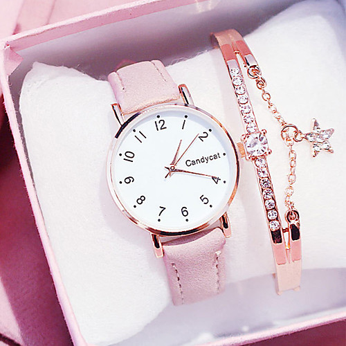 Women's Quartz Watches New Arrival Minimalist Black Brown Green PU Leather Chinese Quartz Black Blushing Pink Brown Chronograph Cute Casual Watch 2pcs Analog One Year Battery Life
Women's Quartz Watches New Arrival Minimalist Black Brown Green PU Leather Chinese Quartz Black Blushing Pink Brown Chronograph Cute Casual Watch 2pcs Analog One Year Battery Life
