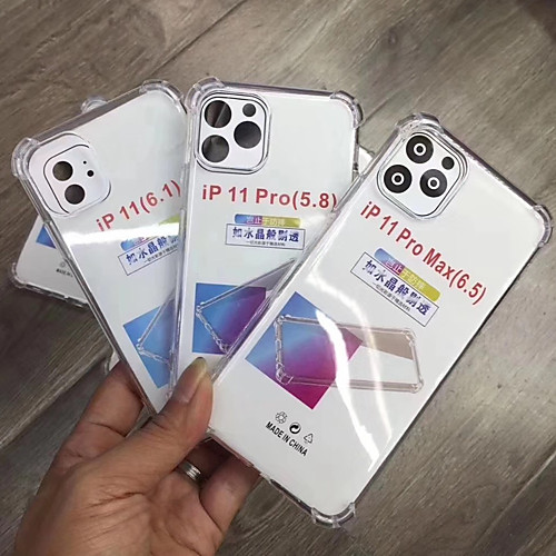 Case For Apple iPhone 11 / iPhone 11 Pro / iPhone 11 Pro Max Shockproof Back Cover Transparent TPU
Case For Apple iPhone 11 / iPhone 11 Pro / iPhone 11 Pro Max Shockproof Back Cover Transparent TPU