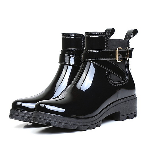 Women's Boots Rain Boots Flat Heel Round Toe PVC Booties / Ankle Boots Fall & Winter Black / Red / Blue
Women's Boots Rain Boots Flat Heel Round Toe PVC Booties / Ankle Boots Fall & Winter Black / Red / Blue