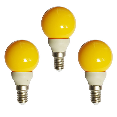 3pcs 0.5 W LED Globe Bulbs 20 lm E14 G45 8 LED Beads Dip LED Decorative Yellow 180-240 V
3pcs 0.5 W LED Globe Bulbs 20 lm E14 G45 8 LED Beads Dip LED Decorative Yellow 180-240 V