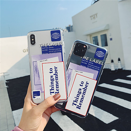 Case For Apple iPhone 11 / iPhone 11 Pro / iPhone 11 Pro Max Transparent / Pattern Back Cover Word / Phrase TPU
Case For Apple iPhone 11 / iPhone 11 Pro / iPhone 11 Pro Max Transparent / Pattern Back Cover Word / Phrase TPU