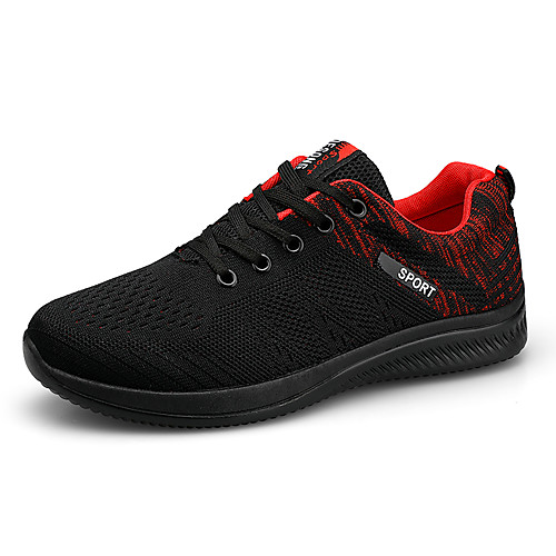 Men's Light Soles Tissage Volant Spring & Summer Sporty Athletic Shoes Running Shoes Breathable Color Block Black / White / Black / Red
Men's Light Soles Tissage Volant Spring & Summer Sporty Athletic Shoes Running Shoes Breathable Color Block Black / White / Black / Red