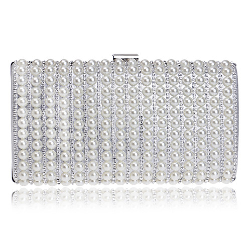 Women's Crystals / Pearls Alloy Evening Bag Geometric Pattern Black / Gold / Silver
Women's Crystals / Pearls Alloy Evening Bag Geometric Pattern Black / Gold / Silver