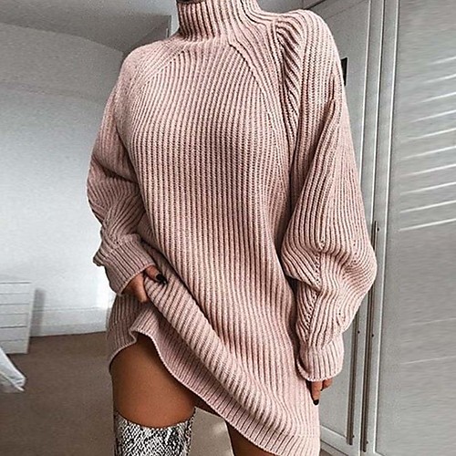 Women's Solid Colored Long Sleeve Pullover Sweater Jumper, Round Wine / Light gray / Blushing Pink S / M / L
Women's Solid Colored Long Sleeve Pullover Sweater Jumper, Round Wine / Light gray / Blushing Pink S / M / L