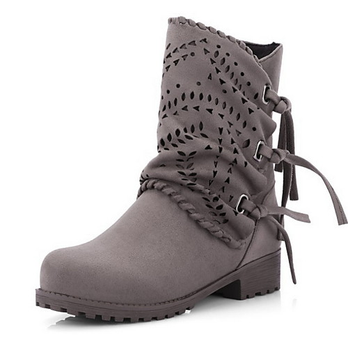 Women's Boots Flat Heel Round Toe Suede Mid-Calf Boots Fall & Winter Black / Brown / Army Green
Women's Boots Flat Heel Round Toe Suede Mid-Calf Boots Fall & Winter Black / Brown / Army Green
