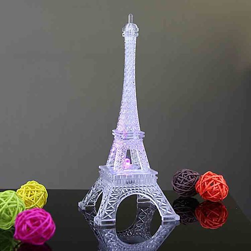 Eiffel Tower LED Lighting Transparent Colorful Plastics Polycarbonate Kid's Boys' Girls' Toy Gift
Eiffel Tower LED Lighting Transparent Colorful Plastics Polycarbonate Kid's Boys' Girls' Toy Gift