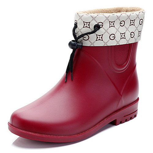 Women's Boots Flat Heel Round Toe PU Booties / Ankle Boots Fall & Winter Black / Black / White / Red
Women's Boots Flat Heel Round Toe PU Booties / Ankle Boots Fall & Winter Black / Black / White / Red