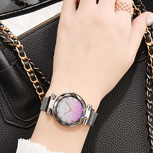 Women's Quartz Watches Synthetic Diamond Fashion Colorful Silver Alloy Chinese Quartz Black Purple Orange Color Gradient Imitation Diamond 30 m 1 pc Analog Two Years Battery Life
Women's Quartz Watches Synthetic Diamond Fashion Colorful Silver Alloy Chinese Quartz Black Purple Orange Color Gradient Imitation Diamond 30 m 1 pc Analog Two Years Battery Life