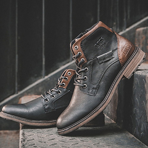 Men's Comfort Shoes PU Fall & Winter Boots Booties / Ankle Boots Black / Brown
Men's Comfort Shoes PU Fall & Winter Boots Booties / Ankle Boots Black / Brown
