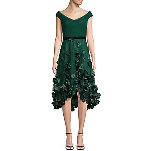 A-Line V Neck Knee Length Polyester Cocktail Party Dress with Appliques by LAN TING Express
A-Line V Neck Knee Length Polyester Cocktail Party Dress with Appliques by LAN TING Express