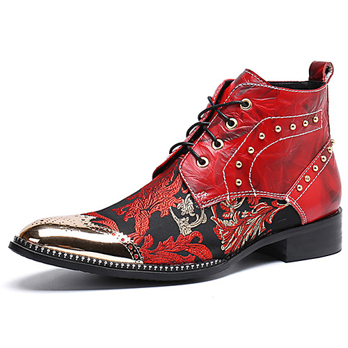 Men's Fashion Boots Nappa Leather Winter / Fall & Winter Casual / British Boots Non-slipping Booties / Ankle Boots Black / Wine / Party & Evening
Men's Fashion Boots Nappa Leather Winter / Fall & Winter Casual / British Boots Non-slipping Booties / Ankle Boots Black / Wine / Party & Evening
