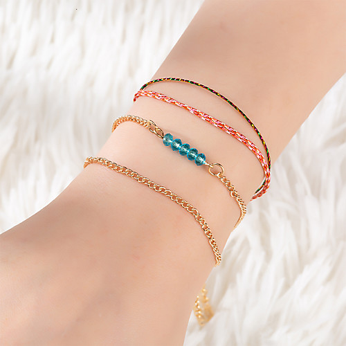 3pcs Women's Blue Wrap Bracelet Vintage Bracelet Earrings / Bracelet Layered Weave Trendy Fashion Cute Elegant Colorful Cord Bracelet Jewelry Gold For Gift Daily School Holiday Festival
3pcs Women's Blue Wrap Bracelet Vintage Bracelet Earrings / Bracelet Layered Weave Trendy Fashion Cute Elegant Colorful Cord Bracelet Jewelry Gold For Gift Daily School Holiday Festival