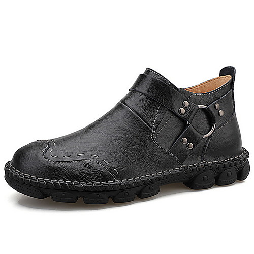 Men's Comfort Shoes Leather Fall & Winter Boots Booties / Ankle Boots Black / Coffee / Khaki
Men's Comfort Shoes Leather Fall & Winter Boots Booties / Ankle Boots Black / Coffee / Khaki