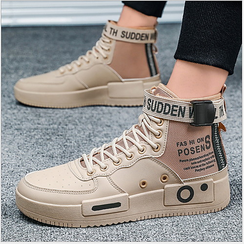 Men's Comfort Shoes PU Winter Sneakers Booties / Ankle Boots Black / White / Khaki
Men's Comfort Shoes PU Winter Sneakers Booties / Ankle Boots Black / White / Khaki
