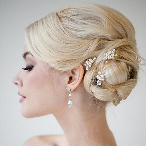Alloy Headdress / Hair Stick with Rhinestone / Imitation Pearl 1 Piece Wedding / Special Occasion Headpiece
Alloy Headdress / Hair Stick with Rhinestone / Imitation Pearl 1 Piece Wedding / Special Occasion Headpiece