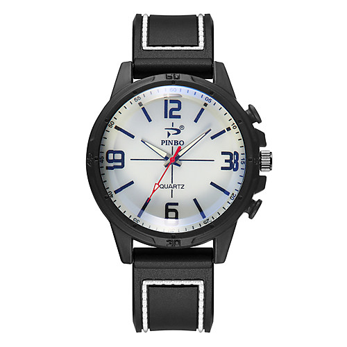 Men's Sport Watch Quartz Silicone Black No Chronograph Cute Creative Analog Outdoor New Arrival - Black Black / Yellow Black / White One Year Battery Life
Men's Sport Watch Quartz Silicone Black No Chronograph Cute Creative Analog Outdoor New Arrival - Black Black / Yellow Black / White One Year Battery Life