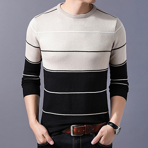 Men's Striped Long Sleeve Cardigan Sweater Jumper, Round White / Blue / Camel US32 / UK32 / EU40 / US34 / UK34 / EU42 / US36 / UK36 / EU44 
Men's Striped Long Sleeve Cardigan Sweater Jumper, Round White / Blue / Camel US32 / UK32 / EU40 / US34 / UK34 / EU42 / US36 / UK36 / EU44