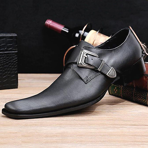 Men's Leather Shoes Nappa Leather Spring & Summer / Fall & Winter Vintage / British Loafers & Slip-Ons Non-slipping Black / Party & Evening
Men's Leather Shoes Nappa Leather Spring & Summer / Fall & Winter Vintage / British Loafers & Slip-Ons Non-slipping Black / Party & Evening