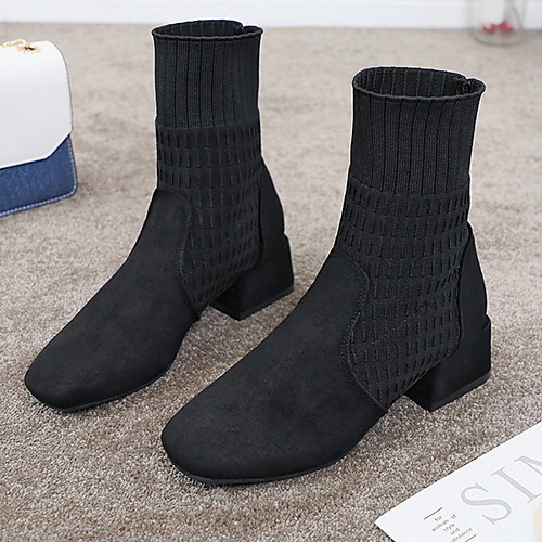 Women's Boots Low Heel Round Toe Canvas Booties / Ankle Boots Fall & Winter Black / Brown
Women's Boots Low Heel Round Toe Canvas Booties / Ankle Boots Fall & Winter Black / Brown