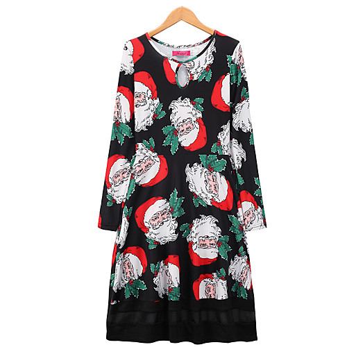 Women's Christmas Party Festival Loose Sheath Dress - Abstract Green S M L XL
Women's Christmas Party Festival Loose Sheath Dress - Abstract Green S M L XL