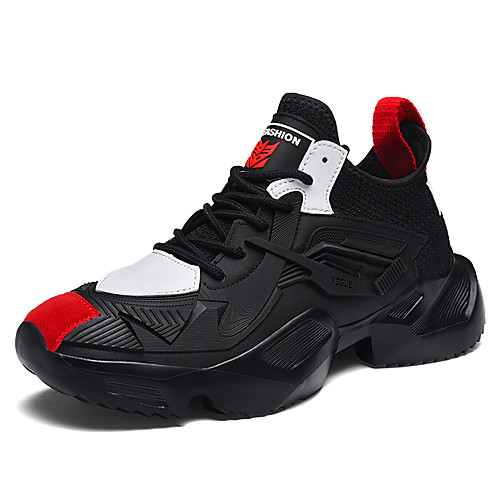 Men's Comfort Shoes Mesh / PU Spring & Summer / Fall & Winter Sporty / British Athletic Shoes Running Shoes / Walking Shoes Black / Black / Red / White
Men's Comfort Shoes Mesh / PU Spring & Summer / Fall & Winter Sporty / British Athletic Shoes Running Shoes / Walking Shoes Black / Black / Red / White