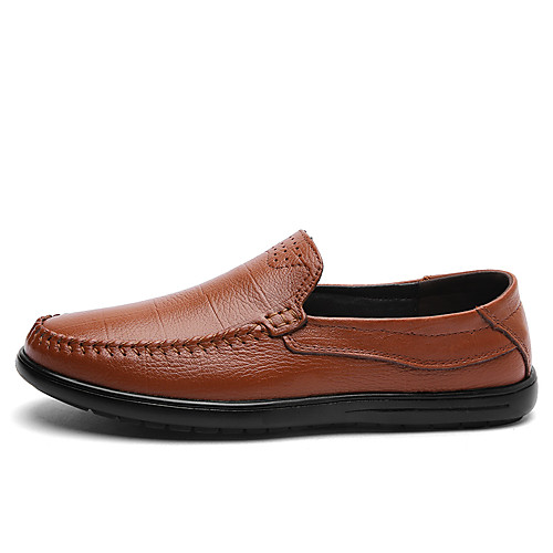 Men's Leather Shoes Faux Leather / Cowhide Spring / Fall & Winter Business / Casual Loafers & Slip-Ons Walking Shoes Waterproof Black / Brown / Dark Brown
Men's Leather Shoes Faux Leather / Cowhide Spring / Fall & Winter Business / Casual Loafers & Slip-Ons Walking Shoes Waterproof Black / Brown / Dark Brown