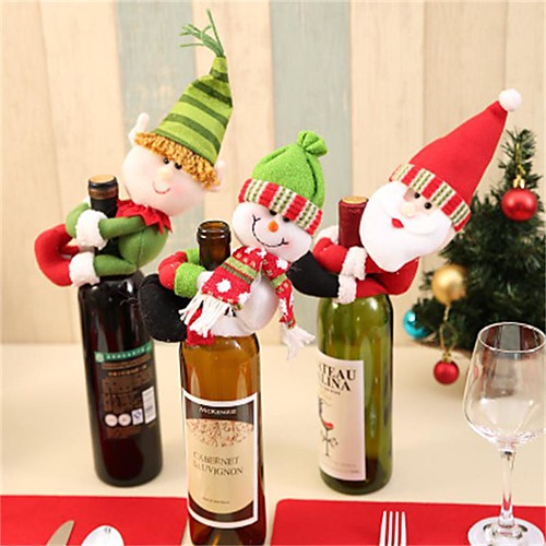 Wine Bottle Hold Covers Set Santa Claus Snowman Christmas Table Decoration Navidad Christmas Ornaments for Home
Wine Bottle Hold Covers Set Santa Claus Snowman Christmas Table Decoration Navidad Christmas Ornaments for Home