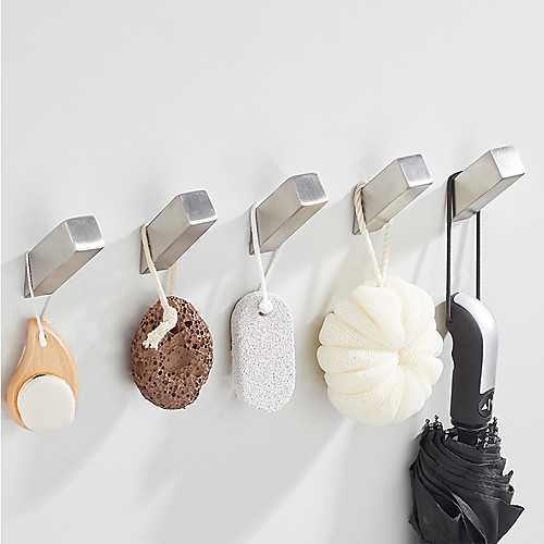 Bedroom Clothes Hook 5 Packs Stainless Steel Creative Bathroom Coat key Hook Black Wall Hanging Hook
Bedroom Clothes Hook 5 Packs Stainless Steel Creative Bathroom Coat key Hook Black Wall Hanging Hook