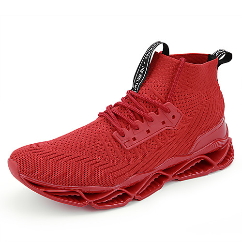 Men's Comfort Shoes Tissage Volant Spring & Summer / Fall & Winter Sporty Athletic Shoes Basketball Shoes Breathable Color Block Black / Dark Red / Black / Red
Men's Comfort Shoes Tissage Volant Spring & Summer / Fall & Winter Sporty Athletic Shoes Basketball Shoes Breathable Color Block Black / Dark Red / Black / Red