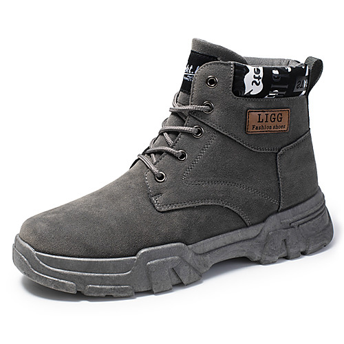 Men's Combat Boots Suede / Satin Fall & Winter Sporty / Casual Boots Breathable Booties / Ankle Boots Black / Dark Grey / Camel
Men's Combat Boots Suede / Satin Fall & Winter Sporty / Casual Boots Breathable Booties / Ankle Boots Black / Dark Grey / Camel