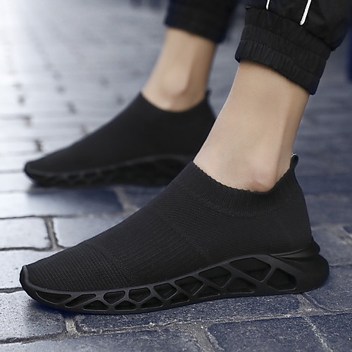 Men's Comfort Shoes Mesh Spring & Summer / Fall & Winter Loafers & Slip-Ons Running Shoes / Walking Shoes Breathable Black / Black and White / White
Men's Comfort Shoes Mesh Spring & Summer / Fall & Winter Loafers & Slip-Ons Running Shoes / Walking Shoes Breathable Black / Black and White / White
