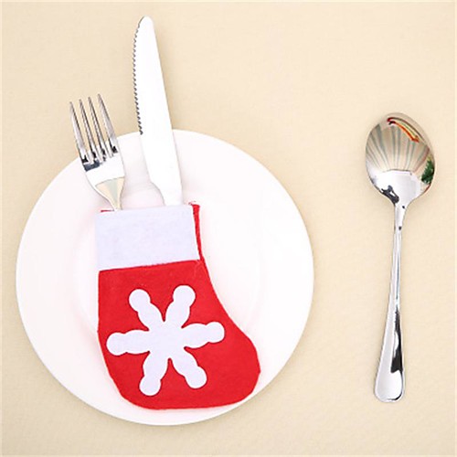 6 Pcs/set Christmas Decorations Christmas Stockings ChristmasTree Snowflake Ornaments Mini Small Socks Cutlery Tray
6 Pcs/set Christmas Decorations Christmas Stockings ChristmasTree Snowflake Ornaments Mini Small Socks Cutlery Tray
