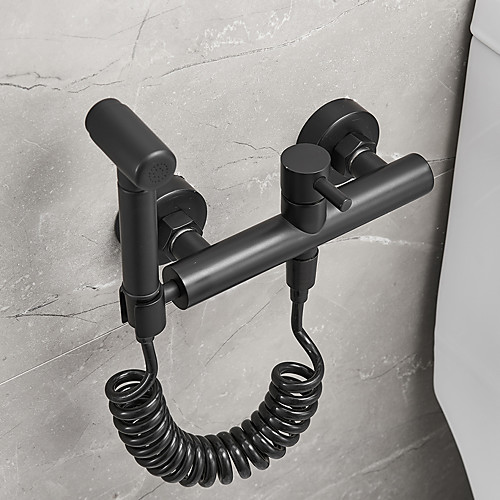 Bidet Faucet BlackToilet Handheld bidet Sprayer Self-Cleaning Contemporary
Bidet Faucet BlackToilet Handheld bidet Sprayer Self-Cleaning Contemporary
