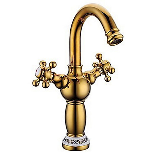Bathroom Sink Faucet - Widespread Electroplated Free Standing Single Handle One HoleBath Taps
Bathroom Sink Faucet - Widespread Electroplated Free Standing Single Handle One HoleBath Taps