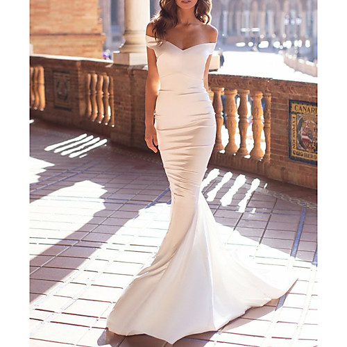 Mermaid / Trumpet Off Shoulder Sweep / Brush Train Polyester Open Back Formal Evening Dress with by LAN TING Express
Mermaid / Trumpet Off Shoulder Sweep / Brush Train Polyester Open Back Formal Evening Dress with by LAN TING Express