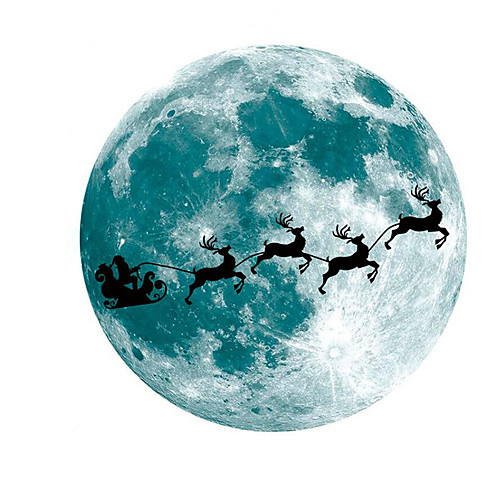 30CM Christmas Moon Wall Sticker Bedroom Kitchen Toilets Self-adhesive Removable Non-Slip Wallpaper For Home Decoration
30CM Christmas Moon Wall Sticker Bedroom Kitchen Toilets Self-adhesive Removable Non-Slip Wallpaper For Home Decoration