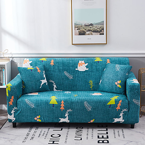 Blue Christmas Elk Print Dustproof All-powerful Slipcovers Stretch Sofa Cover Super Soft Fabric Couch Cover with One Free Pillow Case
Blue Christmas Elk Print Dustproof All-powerful Slipcovers Stretch Sofa Cover Super Soft Fabric Couch Cover with One Free Pillow Case