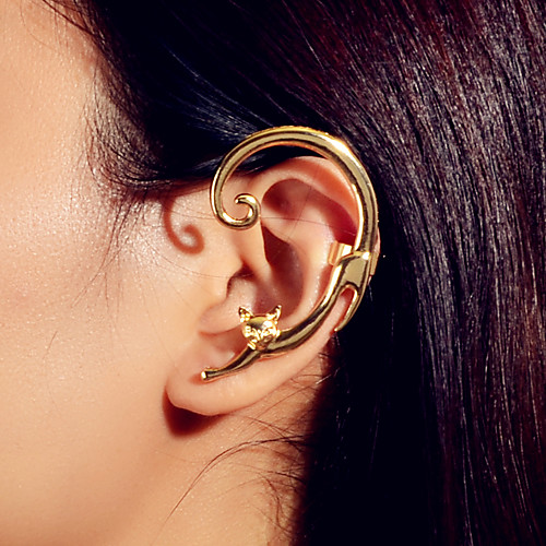 Women's Earrings Geometrical Cat Artistic Unique Design Rock Korean French Earrings Jewelry Golden For Gift Daily Stage Holiday Festival 1pc
Women's Earrings Geometrical Cat Artistic Unique Design Rock Korean French Earrings Jewelry Golden For Gift Daily Stage Holiday Festival 1pc