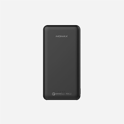 MOMAX 10000 mAh For Power Bank External Battery 5 V For 3 A For Battery Charger with Cable / QC 3.0 / Wireless Charger LED
MOMAX 10000 mAh For Power Bank External Battery 5 V For 3 A For Battery Charger with Cable / QC 3.0 / Wireless Charger LED