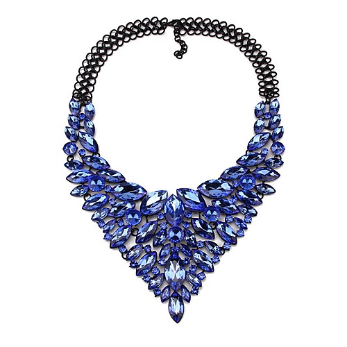 Women's Synthetic Diamond Collar Necklace Pear Cut Statement Chrome White Red Rainbow Dark Blue 48 cm Necklace Jewelry 1pc For Wedding Engagement Festival
Women's Synthetic Diamond Collar Necklace Pear Cut Statement Chrome White Red Rainbow Dark Blue 48 cm Necklace Jewelry 1pc For Wedding Engagement Festival