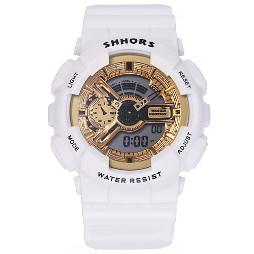 Women's Digital Watch Casual Fashion Black White Silicone Chinese Digital GoldenBlack GoldenWhite Silver / Black LCD 30 m 1 pc Digital One Year Battery Life
Women's Digital Watch Casual Fashion Black White Silicone Chinese Digital GoldenBlack GoldenWhite Silver / Black LCD 30 m 1 pc Digital One Year Battery Life