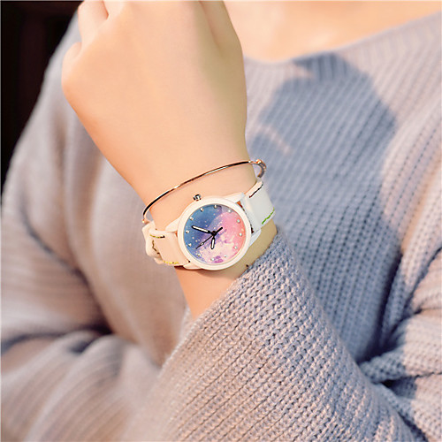 Women's Quartz Watches Synthetic Diamond New Arrival Fashion White Silicone Quartz Blue Green Chronograph New Design Color Gradient 2pcs Analog
Women's Quartz Watches Synthetic Diamond New Arrival Fashion White Silicone Quartz Blue Green Chronograph New Design Color Gradient 2pcs Analog